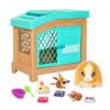 Little Live Pets Mama Surprise Guinea Pig Plush Toy, Interactive Stuffed Guinea Pig Hutch and 3 Babies, Animal Plush with 20+ Sounds, Toys for Ages 4+ view 1