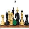 3.9" New Columbian Staunton Series Chess Pieces with 2 Extra Queens - Weighted Luxury Chess Set view 2