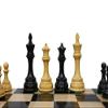 3.9" New Columbian Staunton Series Chess Pieces with 2 Extra Queens - Weighted Luxury Chess Set view 4
