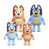 Bluey Heeler Family Stuffed Animal Set of 4, 7-8, Soft, Bingo, Bandit, and Chilli Plush Figure Toys, Cuddly Plush Toys for Kids Ages 3+ view 1