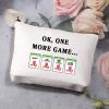 BDPWSS Mahjong makeup bag Mahjong Lover Gift Mahjong Tiles Bag Mahjong Board Game Storage Bag For Mahjong Girl Mahjong Gift Mah Jongg Player gift (Mahjong bag) view 3
