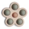 mushie Flower Press Toy (Dried Thyme/Natural/Shifting Sand) view 1