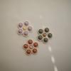 mushie Flower Press Toy (Dried Thyme/Natural/Shifting Sand) view 2