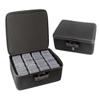 Card Titan Toploader and One Touch Trading Card Storage Box with Zipper Lock - Sports Card Deck Box Fits Up to 400 Sleeved Collectible Sports Cards or up to 80 Magnetic Cases view 1