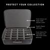 Card Titan Toploader and One Touch Trading Card Storage Box with Zipper Lock - Sports Card Deck Box Fits Up to 400 Sleeved Collectible Sports Cards or up to 80 Magnetic Cases view 3