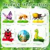 10 Pieces Bugs Party Decorations Kit Including 7 Bug Print Table Honeycomb Centerpieces and 3 Bug Cutouts Table Centerpieces Ladybug Decoration for Boys Girls Bug Themed Birthday Party Supplies view 2