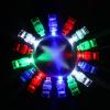 Hortsun 200 Pcs LED Finger Lights Mini Finger Flashlights for Kids Glow in The Dark Party Supplies Light up Ring Lights Toys Neon Party Favors for Kids Birthday, Red Green Blue White view 2