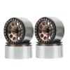 LAFEINA Metal 2.2" Beadlock Wheel Alloy Rim for 1:10 RC Crawler Car SCX10 RR10 TRX4 TRX6 (Bronze) view 1
