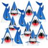Chinco 24 Pcs Shark Party Hats Shark Birthday Hat for Birthday Party Supplies and Decorations, 12.7 x 7.9 Inches, 3 Styles view 1