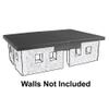 BMC WW2 Bunker Roof - Gray Plastic Army Men Playset Accessory view 2