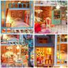 GuDoQi DIY Miniature Dollhouse Kit, Tiny House kit with Music, Miniature House Kit 1:24 Scale, Great Handmade Crafts Gift for Birthday Christmas Day, Jungle Resort view 4