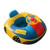 Baby Swimming Float Ring for Child Kids Car Shaped Babies Swim Float Boat with 2 Handles Floating Mattress Seat Swim Ring for Girls Boys 1-5 Years view 1