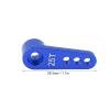 3Pcs Aluminum 25T RC Servo Horns Metal Steering Arm Compatible with 1/8 1/10 RC Car(Blue) view 2