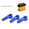 3Pcs Aluminum 25T RC Servo Horns Metal Steering Arm Compatible with 1/8 1/10 RC Car(Blue) view 3