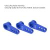 3Pcs Aluminum 25T RC Servo Horns Metal Steering Arm Compatible with 1/8 1/10 RC Car(Blue) view 4