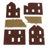 BMC WW2 Bombed French Farm House - Plastic Army Men Playset Accessory view 3