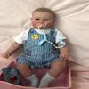 iCradle Reborn Toddler Realistic Baby Girl Doll,24 Inch 60cm Newborn Baby That Look Real Handmade Doll with Hand-Drawing Hair Blue Eyes Toy Accessories Gift for Collection & Kids Age 3+ view 2