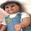 iCradle Reborn Toddler Realistic Baby Girl Doll,24 Inch 60cm Newborn Baby That Look Real Handmade Doll with Hand-Drawing Hair Blue Eyes Toy Accessories Gift for Collection & Kids Age 3+ view 3
