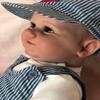 iCradle Reborn Toddler Realistic Baby Girl Doll,24 Inch 60cm Newborn Baby That Look Real Handmade Doll with Hand-Drawing Hair Blue Eyes Toy Accessories Gift for Collection & Kids Age 3+ view 4