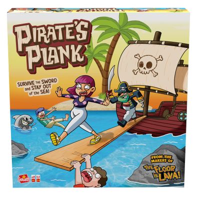 Goliath Pirate's Plank | from The Makers of The Floor is Lava | Promotes Fun and Active Play | Ages 4 and Up, 2-4 Players