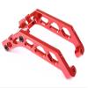 GTBRacing CNC Aluminum Wing Mount Set for 1/8 RC Car TLR Losi 8ight-XE 4WD Racing Upgrade Parts (Red) view 2