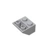 Eske Kouri Gobricks GDS-599 Building Block(No.3660) ROOF Tile 2X2/45 INV. - 2x2 45 Reverse Slope (194 Light Bluish Gray(071),600 PCS) view 1