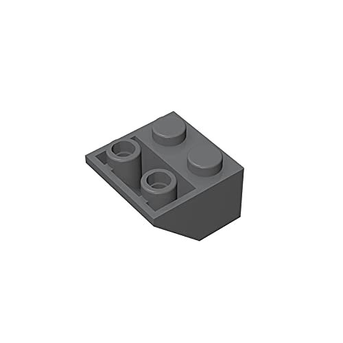 Eske Kouri Gobricks GDS-599 Building Block(No.3660) ROOF Tile 2X2/45 INV. - 2x2 45 Reverse Slope (199 Dark Bluish Gray(072),600 PCS)