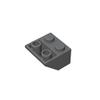 Eske Kouri Gobricks GDS-599 Building Block(No.3660) ROOF Tile 2X2/45 INV. - 2x2 45 Reverse Slope (199 Dark Bluish Gray(072),600 PCS) view 1