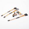 Rowiz 15cm RC Servo 1 to 2 Y Cables Male to Female Extension Lead Wire Cable for KK MWC Eagle Control Board Pack of 5 Set view 2