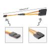 Rowiz 15cm RC Servo 1 to 2 Y Cables Male to Female Extension Lead Wire Cable for KK MWC Eagle Control Board Pack of 5 Set view 3