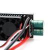 3S-8S Battery DC 12-35V 120A Industrial Bidirectional Brushed Motor ESC with Cooling Fan High Current Voltage Electric Speed Controller 3A BEC Air Cool for RC 1/5 Car Boat Tank view 3