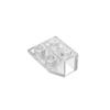 Eske Kouri Gobricks GDS-599 Building Block(No.3660) ROOF Tile 2X2/45 INV. - 2x2 45 Reverse Slope (40 Trans-Clear(180),20 PCS) view 1