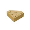 Eske Kouri Gobricks GDS-600 Building Block(No.30505) Crcles/iAngles Brick3x3 Wedge Brick Cut Corner Brick (5 Tan(031),20 PCS) view 1