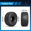 GoHobby RC Tires 2.2inch RC Rubber Tyre Set 4pcs for 1/10 RC Crawler Axial SCX10 AX10 Wraith D90 fit 2.2 Beadlocks view 2