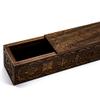 UDIXI Wooden DND Dice Box, Rectangle Wooden Dice Box for Dice Storage, Walnut Dice Box with Slide Lid (Sword) view 3