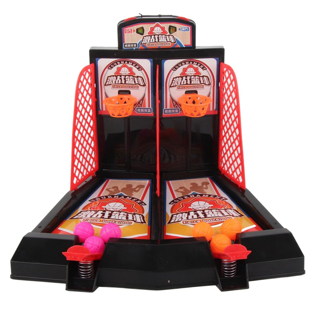 Zerone Tabletop Game, Kids Intelligence Toy Tabletop Game Desktop Basketball Toys Set Adult for Adult to Release Pressure, 7.87 * 10.63 * 8.66inch