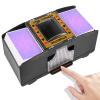 FEIERYA Automatic Card Shuffler 2 Deck,Battery-Operated Electric UNO Poker Shuffler,Playing Card Shuffler for Home Card Game,Travel view 1