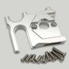 for Armma Mojave Typhon Senton Kraton Outcast Talion ARA320468 ARA320469 Aluminum Sliding Motor Mount and Plate Silver view 1