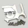 for Armma Mojave Typhon Senton Kraton Outcast Talion ARA320468 ARA320469 Aluminum Sliding Motor Mount and Plate Silver view 3
