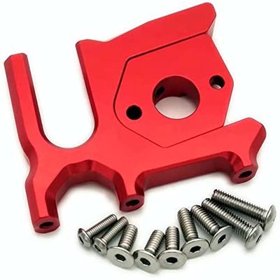 for Armma Mojave Typhon Senton Kraton Outcast Talion ARA320468 ARA320469 Aluminum Sliding Motor Mount and Plate Red