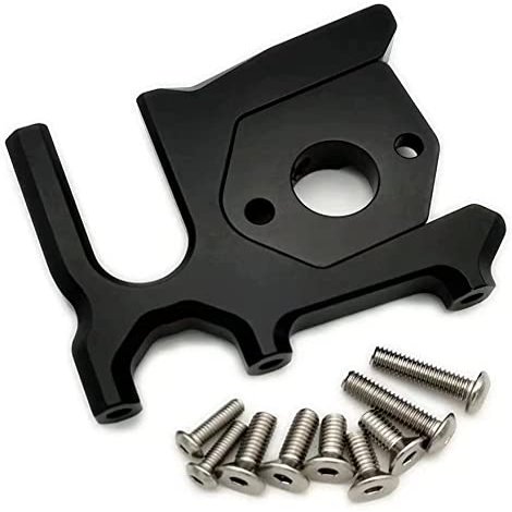 for Armma Mojave Typhon Senton Kraton Outcast Talion ARA320468 ARA320469 Aluminum Sliding Motor Mount and Plate Black