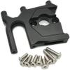 for Armma Mojave Typhon Senton Kraton Outcast Talion ARA320468 ARA320469 Aluminum Sliding Motor Mount and Plate Black view 3