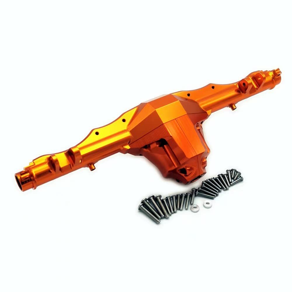 for Traxxas 1/7 UDR Unlimited Desert Racer Truck 8540 + 8541 Aluminum Rear Axle Housing Gearbox Differential Carrier Orange