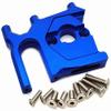 for Armma Mojave Typhon Senton Kraton Outcast Talion ARA320468 ARA320469 Aluminum Sliding Motor Mount and Plate Blue view 1
