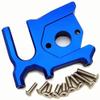 for Armma Mojave Typhon Senton Kraton Outcast Talion ARA320468 ARA320469 Aluminum Sliding Motor Mount and Plate Blue view 2