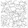 CREATIVE EXPRESSIONS Clear Stamp 4X6 Threads, Transparent view 1