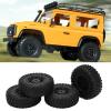RC Car Tires Tyre Wheel, RC Car Tires Wheel Antislip Shock Absorption Wear Resistance Exquisite Workmanship for MN D90 D91 D96 D99 for WPL B14 B24 C14 C24(R789BL Black) view 3