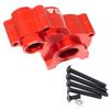 NHX RC Aluminum Center Gear Box Housing Bulkhead : Everest Gen7 Sport/Pro Red view 1