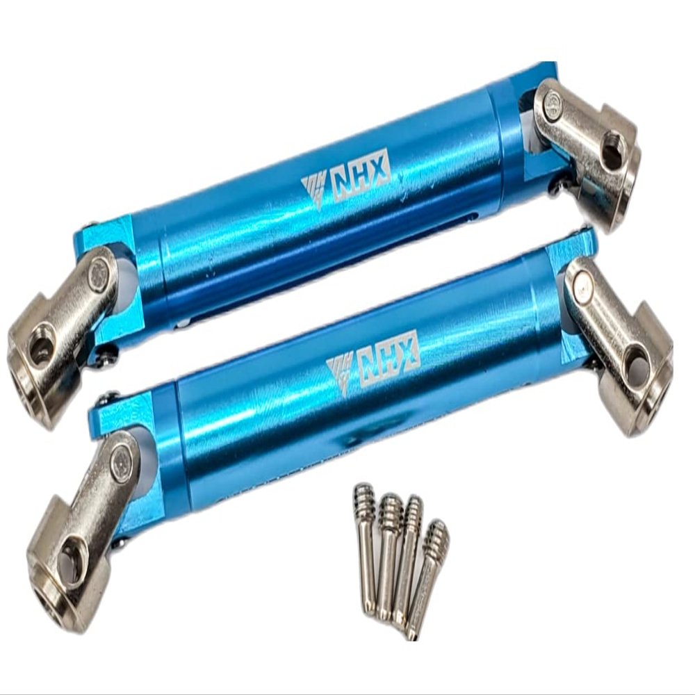 NHX RC Alum Front Rear Center Driveshaft Axle : Everest Gen7 Sport/Pro Blue