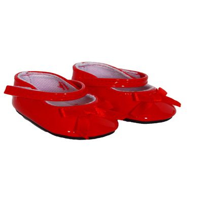 Red Bow Mary Janes Fits 18 Inch Girl Dolls and Kennedy and Friends Dolls- 18 Inch Doll Shoes